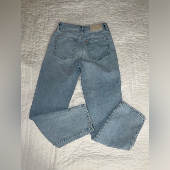 Vintage Jeans Light Wash Straight Leg Rio Size 2 Long Vintage Blue Denim - Picture 5 of 5